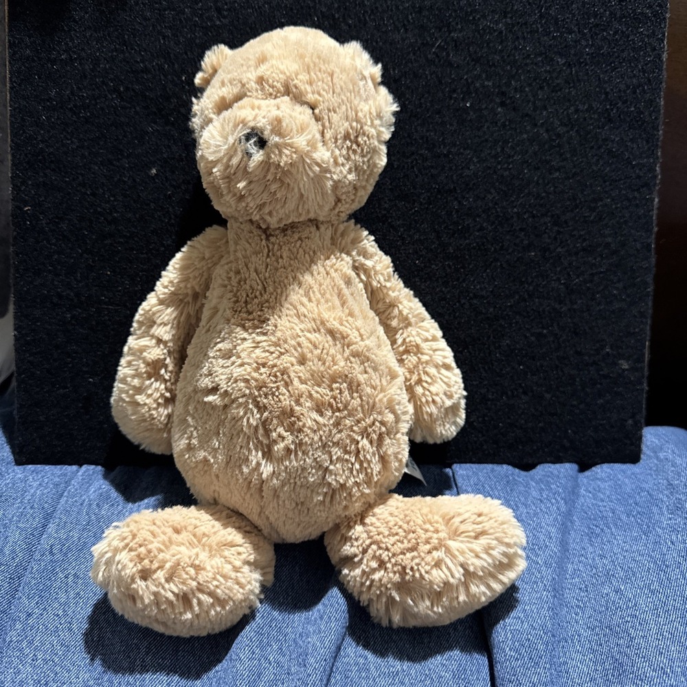 Jellycat Bashful Honey Bear Plush Brown Tan Medium London Stuffed Toy 12"